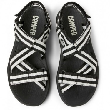 SANDALE CAMPER MATCH K201325 BLACK_WHITE