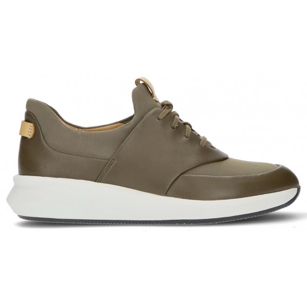 Chaussures CLARKS UN RIO LACE OLIVE Chaussures CLARKS UN RIO LACE OLIVE