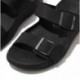 SANDALES FITFLOP GD2 GOGH MOC BUCKLE LTH SLIDES BLACK