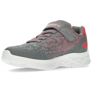 SKECHERS 403920 BASKETS MICROSPEC II GREY_RED