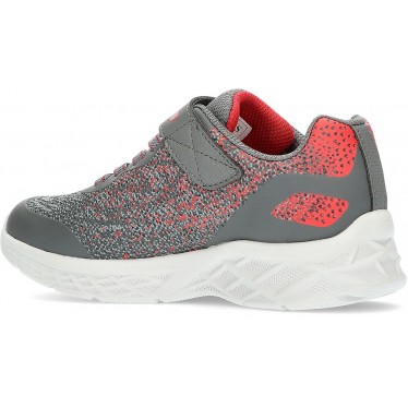 SKECHERS 403920 BASKETS MICROSPEC II GREY_RED