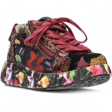 CHAUSSURES LAURA VITA NIKITO 04 FLORAL_GRANATE