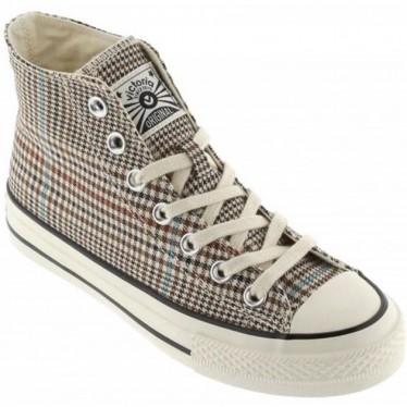 BOTIN VICTORIA 1057104 CHÈQUES TRIBU BRIGHT TAUPE