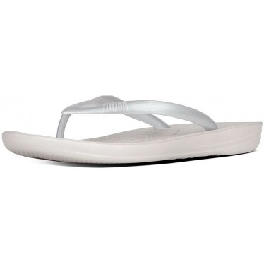 FITFLOP IQUSHION TONGS ERGONOMIQUES E54 SILVER