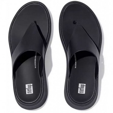 SANDALES FITFLOP FW4 F-MODE LTH PLATEFORME ORTEIL-PO MIDNIGHT_NAVY