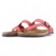 SANDALES CONFORTABLES FEMME INTERBIOS ROJO