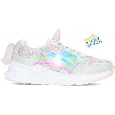 SNEAKER CONGUITOS LICORNE AVEC LUMIÈRE NV126109 WHITE_PINK