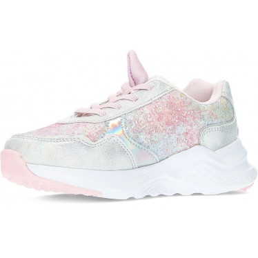 SNEAKER CONGUITOS LICORNE AVEC LUMIÈRE NV126109 WHITE_PINK