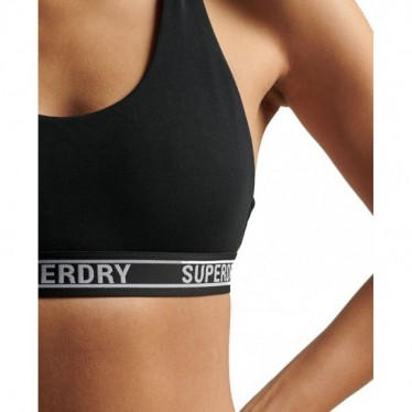 TOP SUPERDRY W3110357A CROIX MULTILOGO BLACK