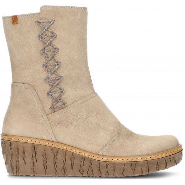 BOTTINES AGREABLES EL NATURALISTA 5165 PIEDRA BOTTINES AGREABLES EL NATURALISTA 5165 PIEDRA