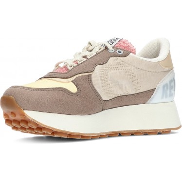 SNEAKER DUUO VEGAN D124059 RÉVOLUTION EMPATHIE TAUPE