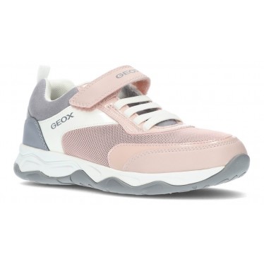 SNEAKERS GEOX J CALCO PINK