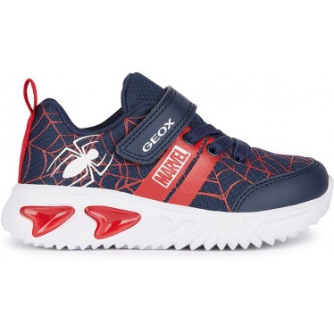 GEOX ASSISTE MARVEL J45DZD SPORTS NAVY_RED