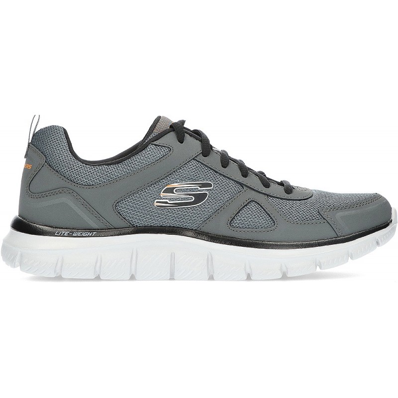 BASKETS SKECHERS TRACK 52631 CHARCOAL