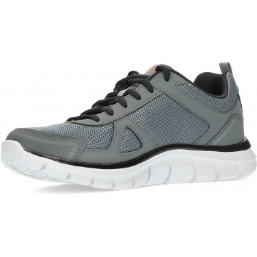 BASKETS SKECHERS TRACK 52631 CHARCOAL