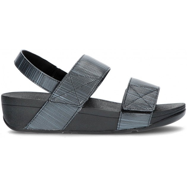 SANDALES EN GLITZ TEXTURÉES FITFLOP MINA BLACK SANDALES EN GLITZ TEXTURÉES FITFLOP MINA BLACK
