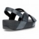 SANDALES EN GLITZ TEXTURÉES FITFLOP MINA BLACK