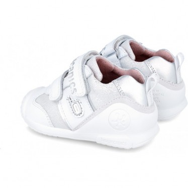 BIOMÉCANIQUE SPORTS MÉTALLIQUES 242113-B PREMIERS PAS BLANCO