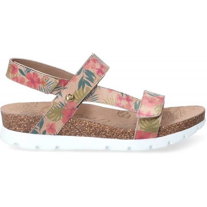 SANDALES PANAMA JACK SELMA TROPICAL FLORAL_TAUPE