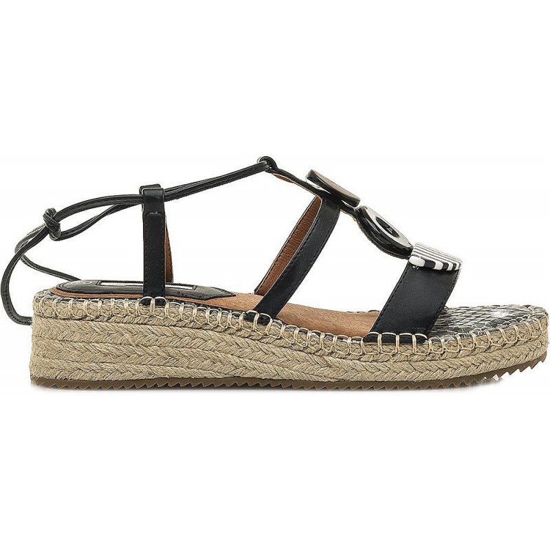 SANDALES MARIAMARE COTON 68253 BLACK