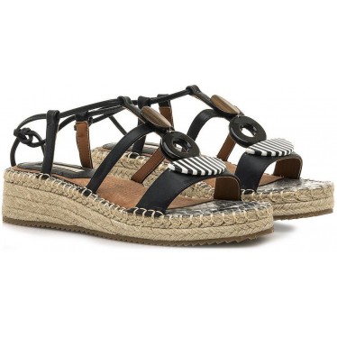 SANDALES MARIAMARE COTON 68253 BLACK