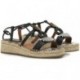 SANDALES MARIAMARE COTON 68253 BLACK