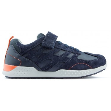 GEOX J SNAKE 2 baskets NAVY