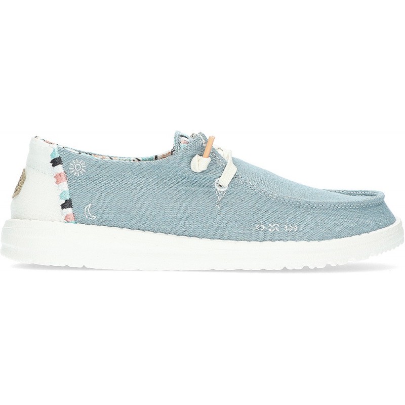 CHAUSSURES DUDE WENDY BOHO LIGHT_DENIM