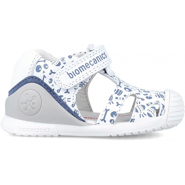 SANDALE IMPRIMÉE BIOMÉCANIQUE PREMIERS PAS 242128 BLANCO SANDALE IMPRIMÉE BIOMÉCANIQUE PREMIERS PAS 242128 BLANCO