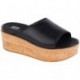 SANDALES FITFLOP ELOISE CORK WRAP LTHR WG SLIDE FT5 BLACK