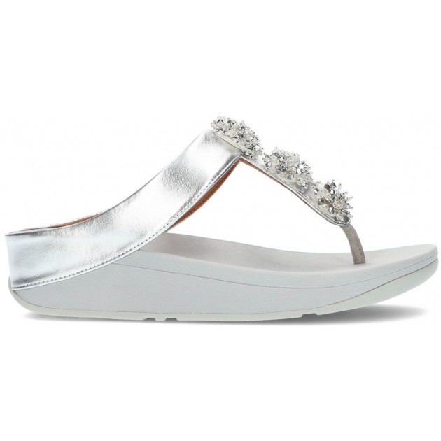 SANDALES FITFLOP GALAXY TOE-THONGS SILVER