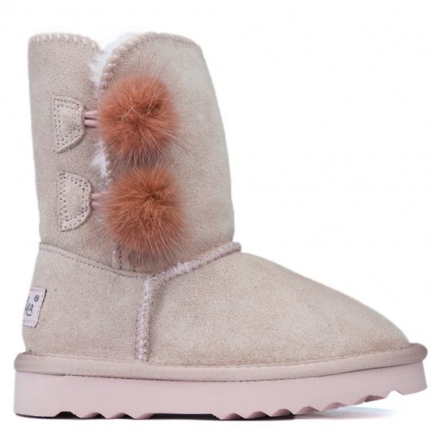 Bottes Oca Loca Pompon Rose ROSA Bottes Oca Loca Pompon Rose ROSA