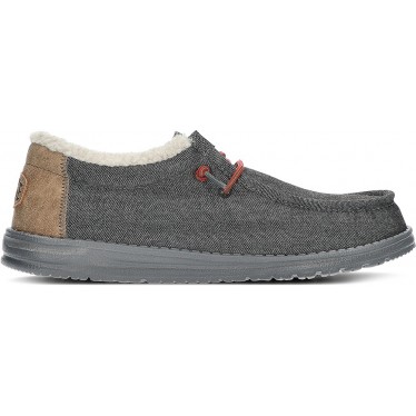 MOCASSINS COQUILLE NOIR DUDE WALLY BLACK