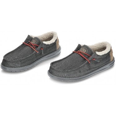 MOCASSINS COQUILLE NOIR DUDE WALLY BLACK