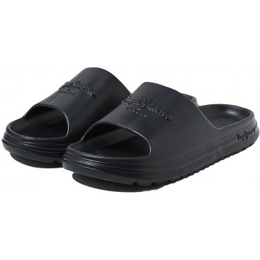 TONGS PEPE JEANS BEACH SLIDE PMS70121 BLACK