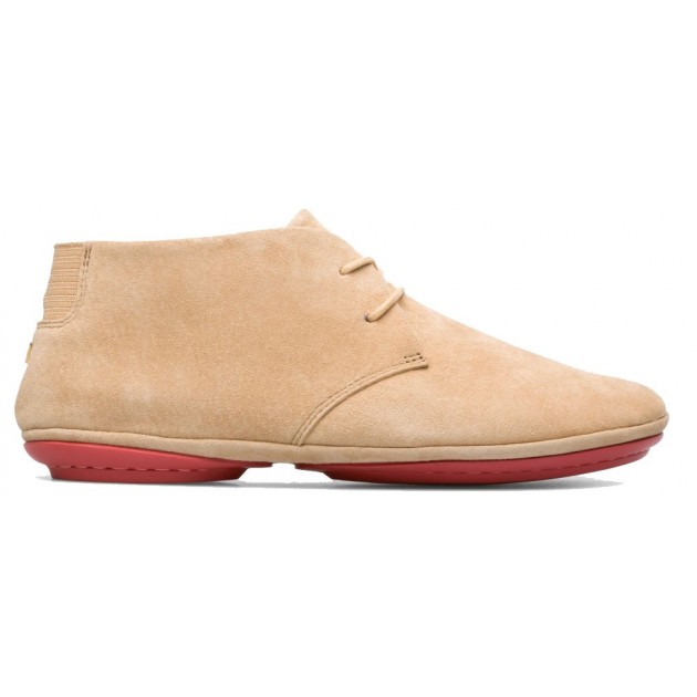 BOTTINES CAMPER DROITE NINA K400221 BEIGE