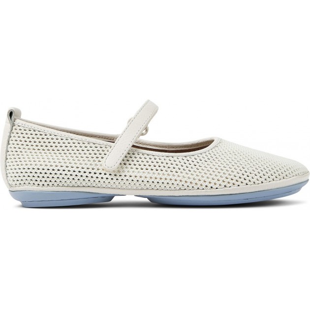BALLERINES CAMPER DROIT FILLE K201402 WHITE BALLERINES CAMPER DROIT FILLE K201402 WHITE