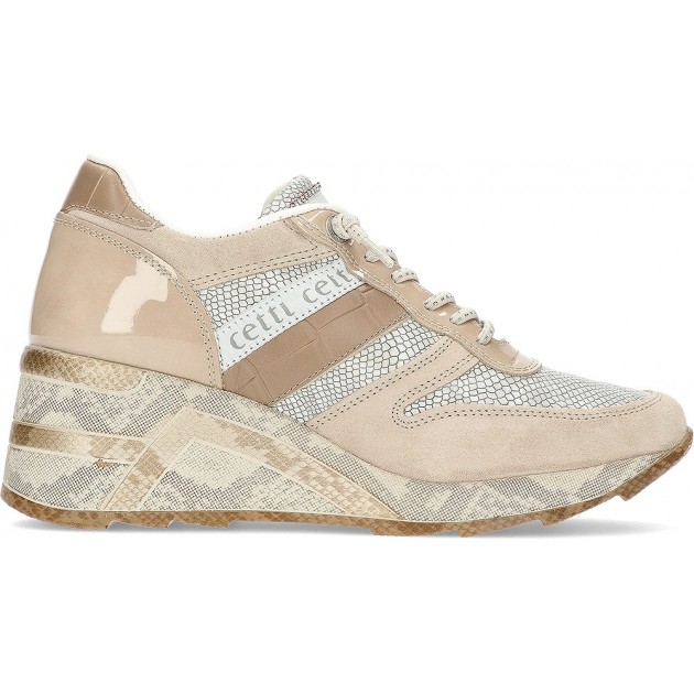 BASKETS CETTI PITON C-1145 TAUPE BASKETS CETTI PITON C-1145 TAUPE