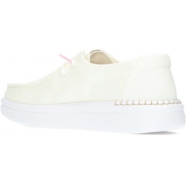 MOCASSINS WENDY RISE DUDE 40074 WHITE