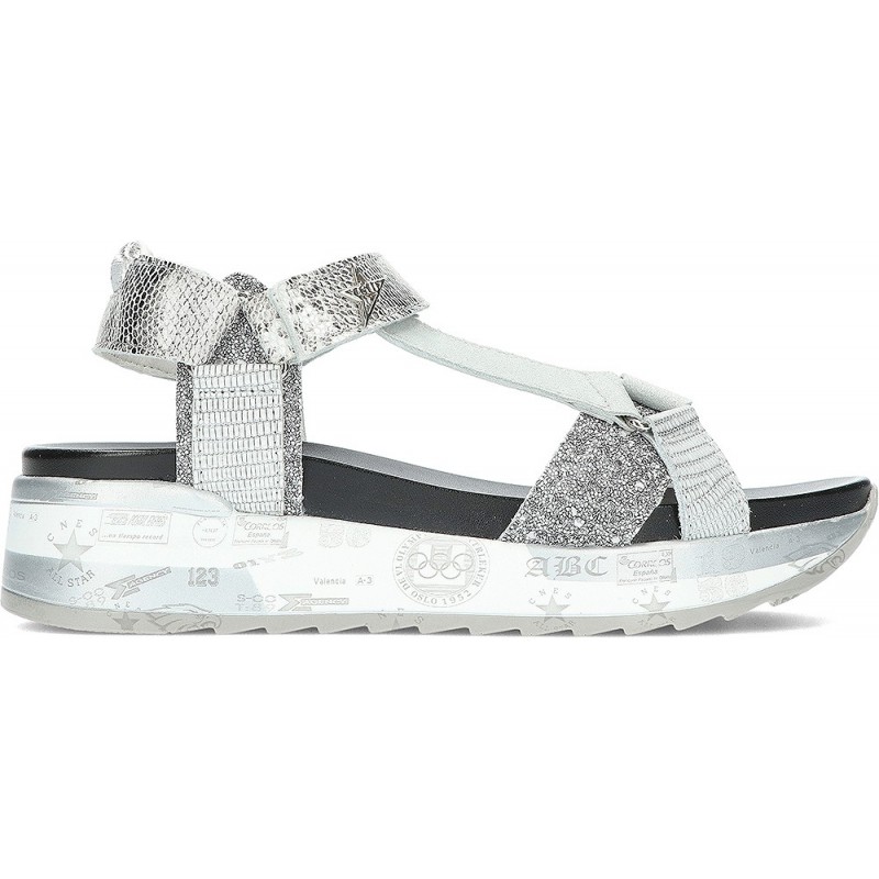 SANDALE CETTI TEJUS C-1316 PLATA