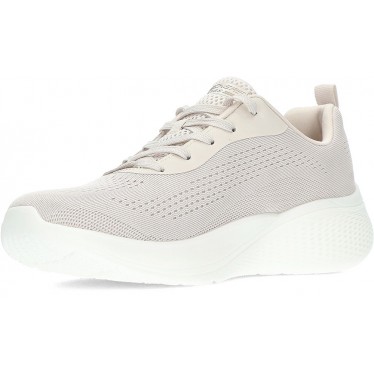 SKECHERS BASKETS BOBS INFINI 117550 BEIGE