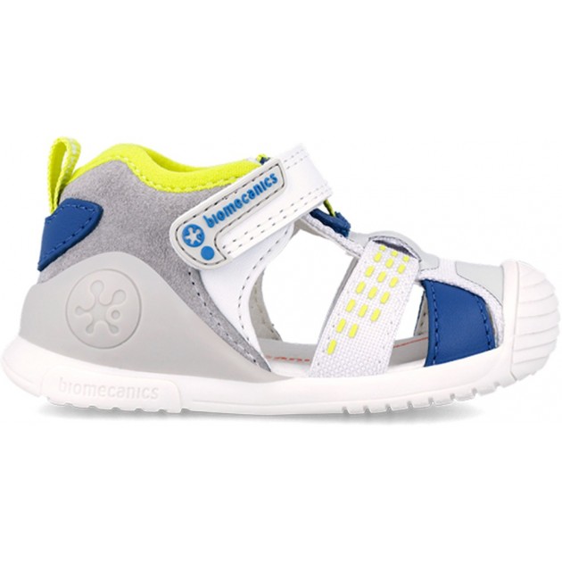 SANDALES BIOMÉCANIQUES 242155-B SPORT BLANCO_PISTACHO