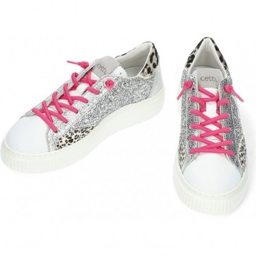 SNEAKERS À PAILLETTES CETTI C1342 PLATA