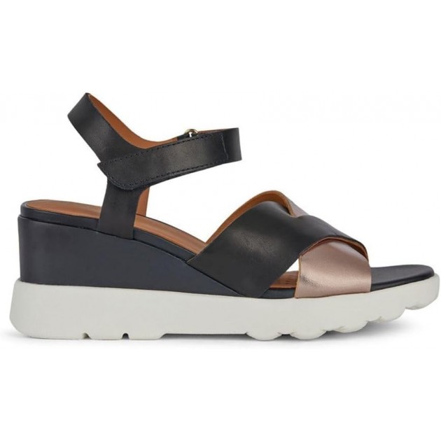 SANDALE GEOX D45G0C NEGRO SANDALE GEOX D45G0C NEGRO
