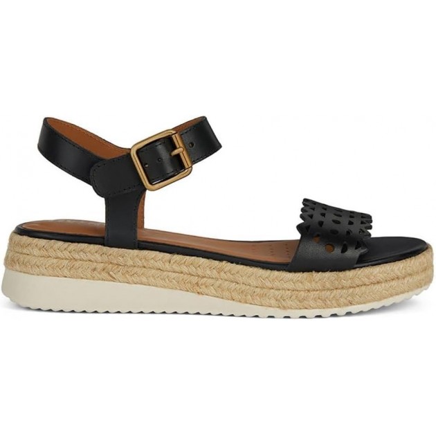 SANDALES GEOX D45SRA BLACK SANDALES GEOX D45SRA BLACK