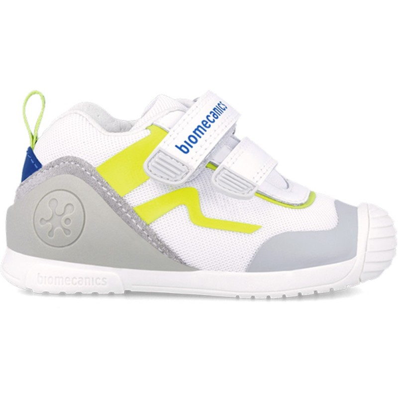 SNEAKER SPORT BIOMÉCANIQUE 242152 PREMIERS PAS BLANCO_PISTACHO