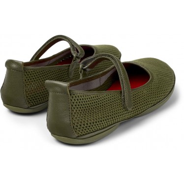 BALLERINES CAMPER DROIT FILLE K201402 VERDE_006