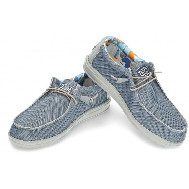 MOCASSINS DUDE WALLYSOX BLUE