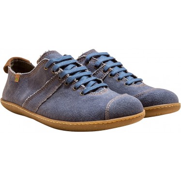 SNEAKERS EN COTON BIOLOGIQUE EL NATURALISTA EL VIAJERO 5288T DENIM