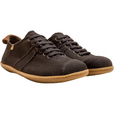 SNEAKERS EN COTON BIOLOGIQUE EL NATURALISTA EL VIAJERO 5288T BLACK